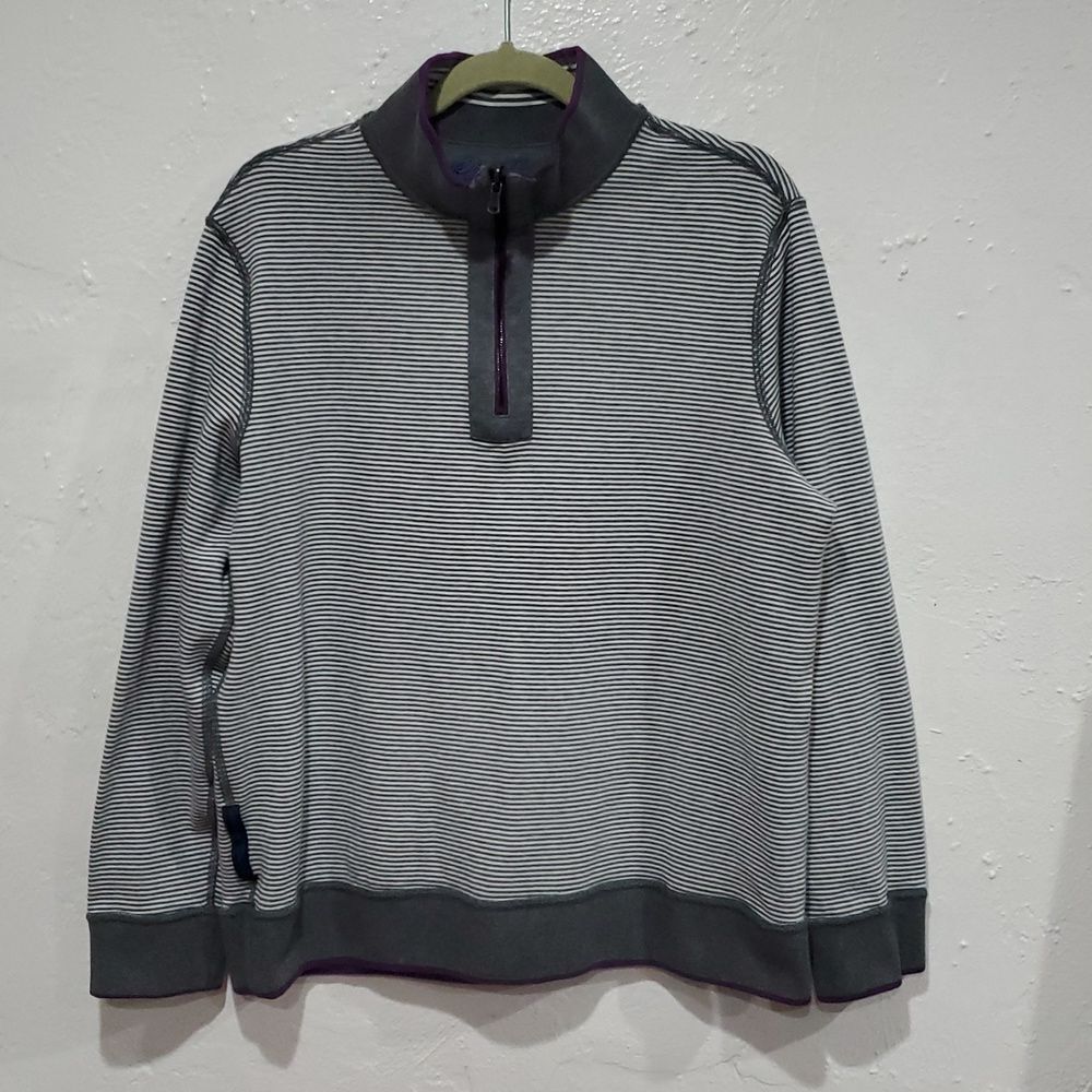 Robert Graham Quarter Zip Sweater Size L